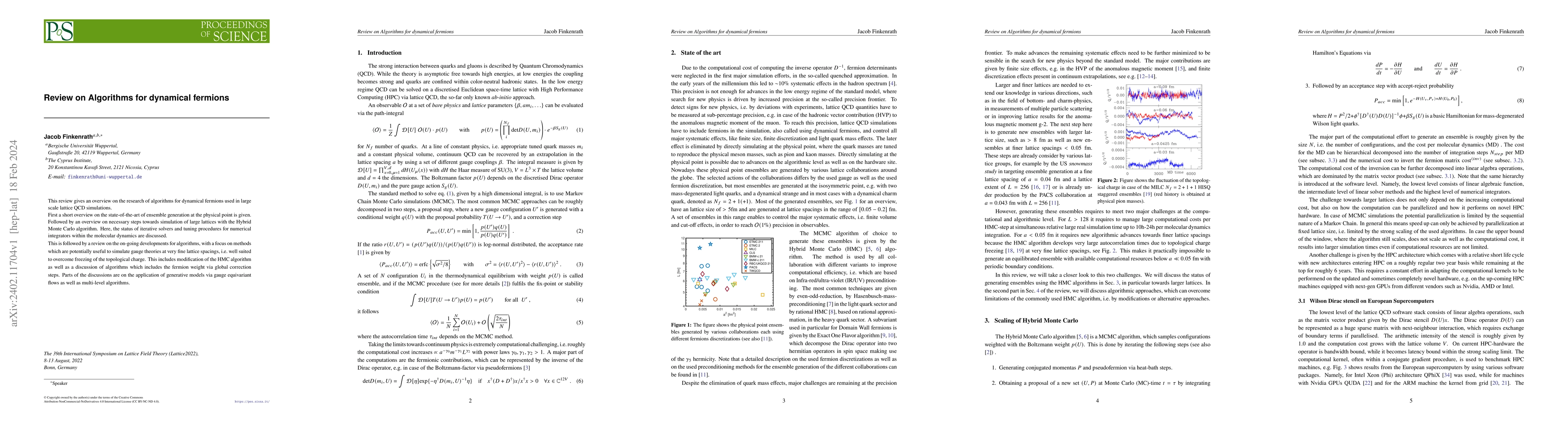 Thumbnail for Review on Algorithms for dynamical fermions