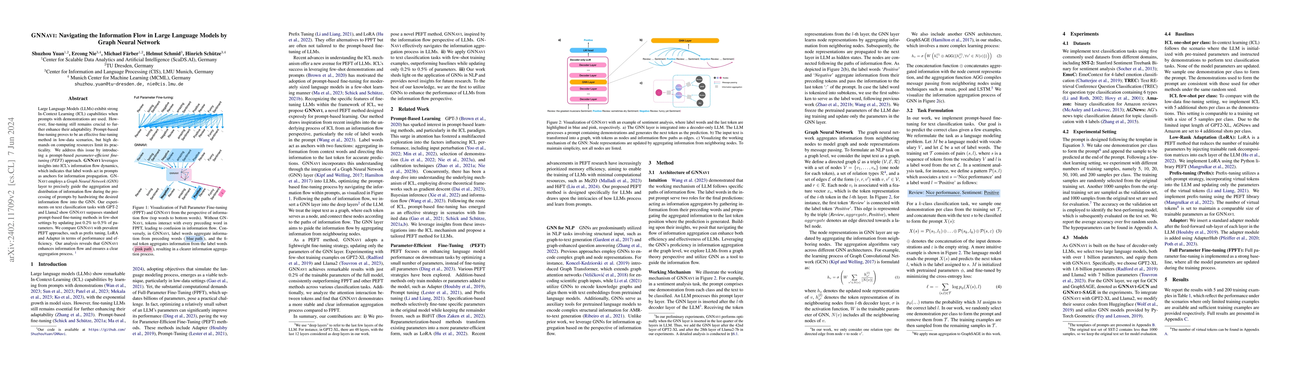 Thumbnail for GNNavi: Navigating the Information Flow in Large Language Models by
  Graph Neural Network