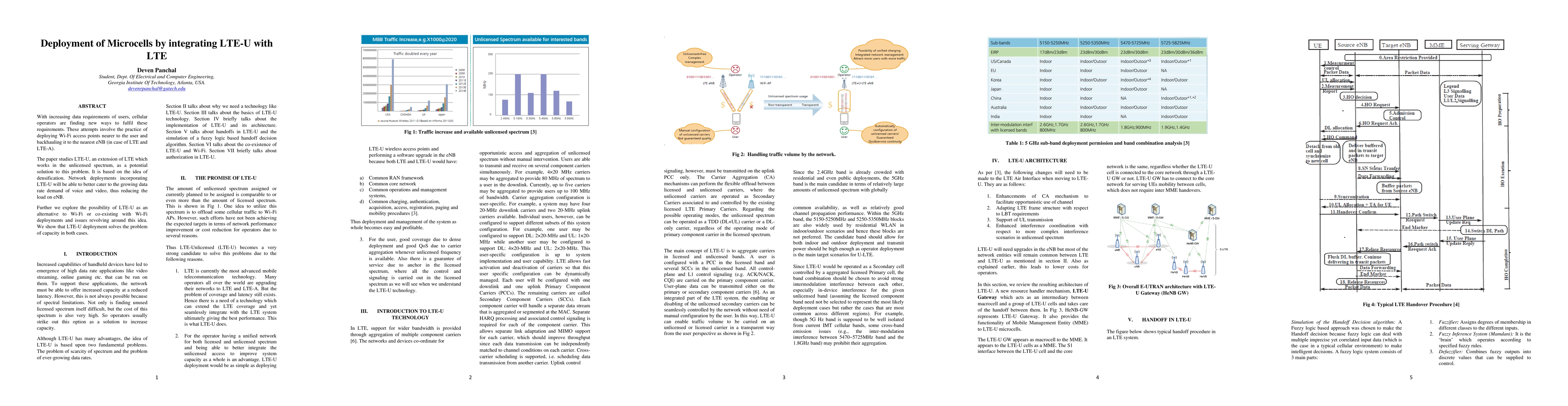 Thumbnail for Deployment of Microcells by integrating LTE-U with LTE