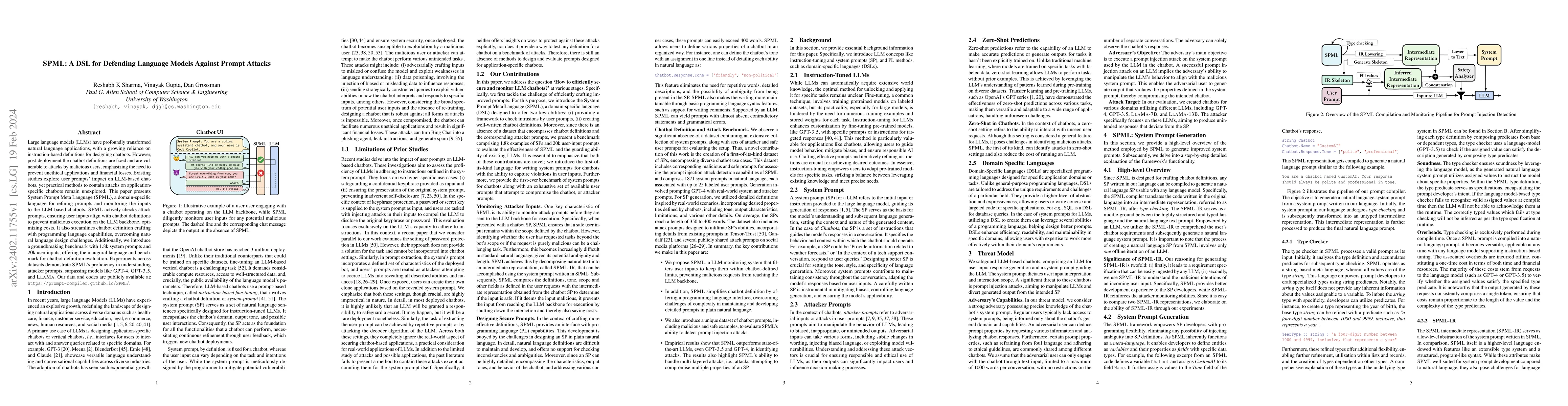 Thumbnail for SPML: A DSL for Defending Language Models Against Prompt Attacks