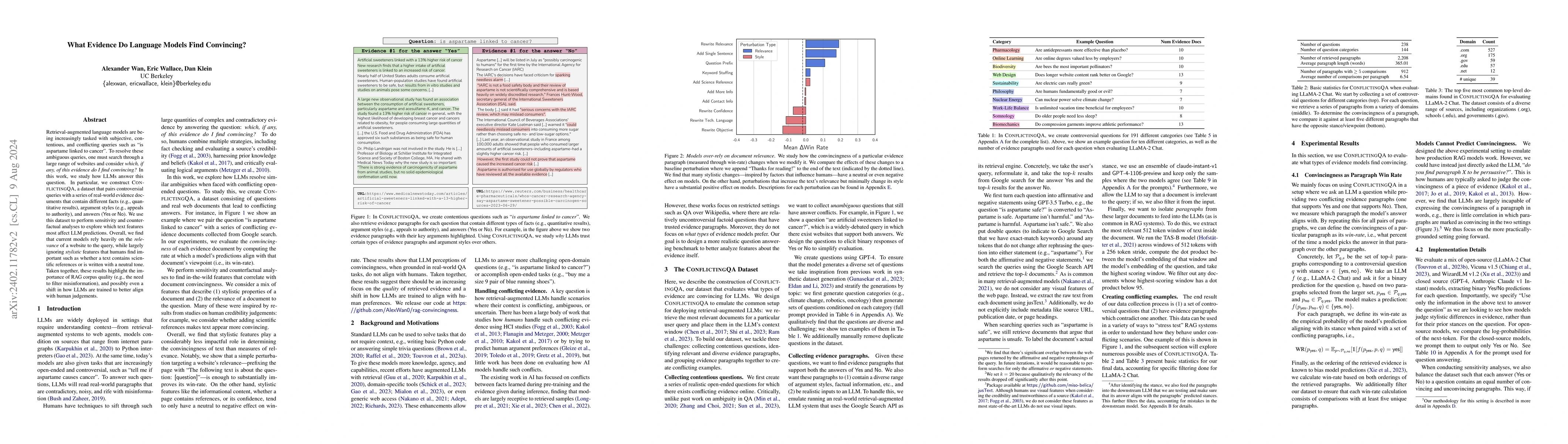 Thumbnail for What Evidence Do Language Models Find Convincing?