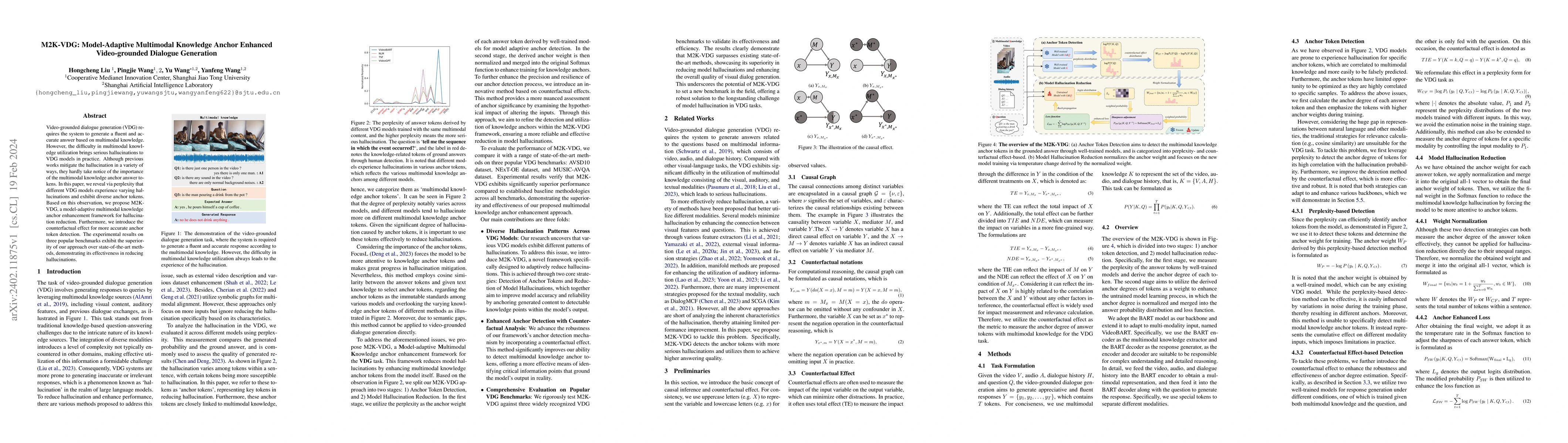 Thumbnail for M2K-VDG: Model-Adaptive Multimodal Knowledge Anchor Enhanced
  Video-grounded Dialogue Generation