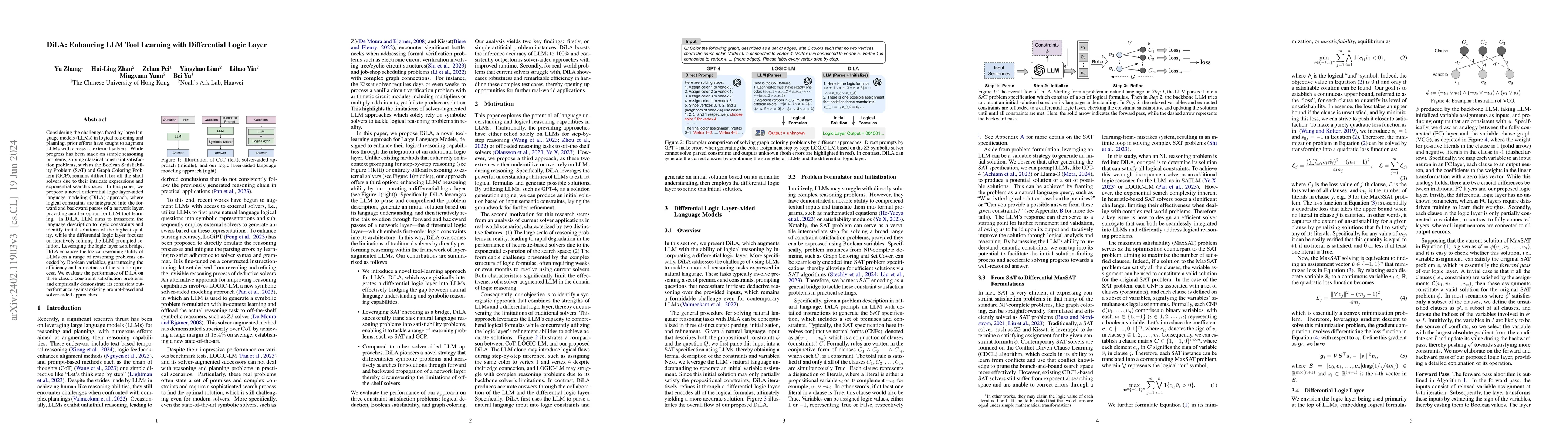 Thumbnail for DiLA: Enhancing LLM Tool Learning with Differential Logic Layer