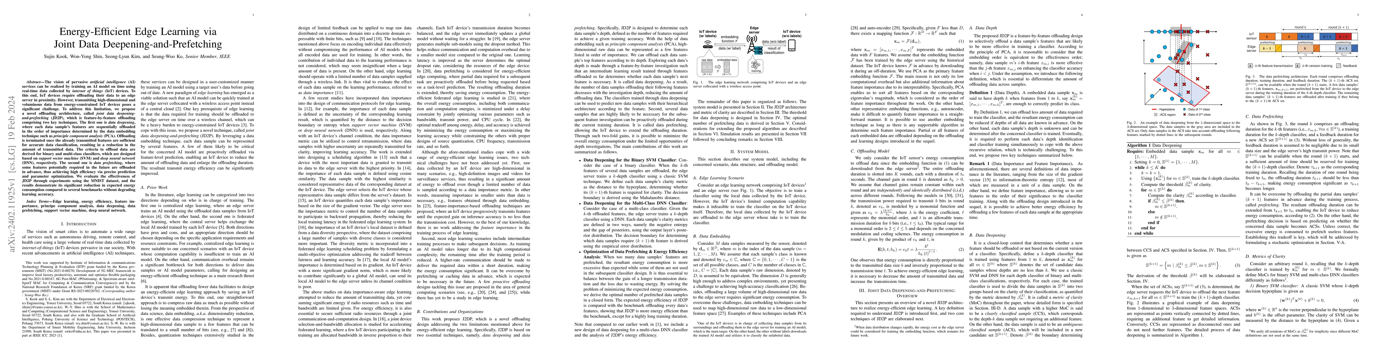Thumbnail for Energy-Efficient Edge Learning via Joint Data Deepening-and-Prefetching