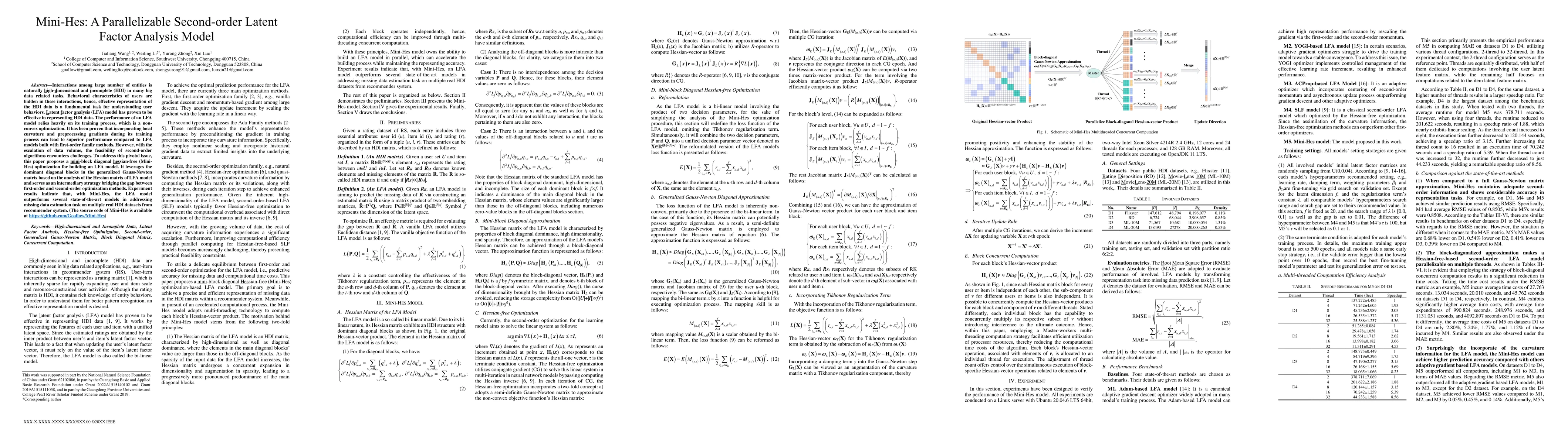 Thumbnail for Mini-Hes: A Parallelizable Second-order Latent Factor Analysis Model