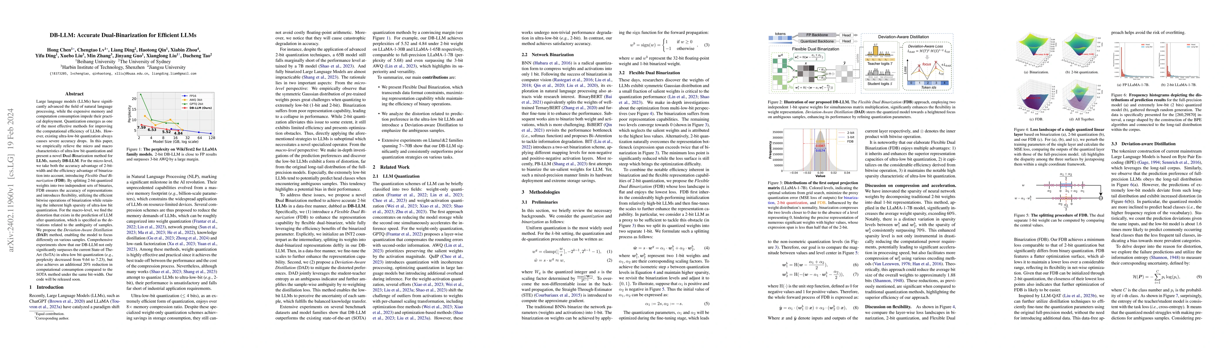 Thumbnail for DB-LLM: Accurate Dual-Binarization for Efficient LLMs