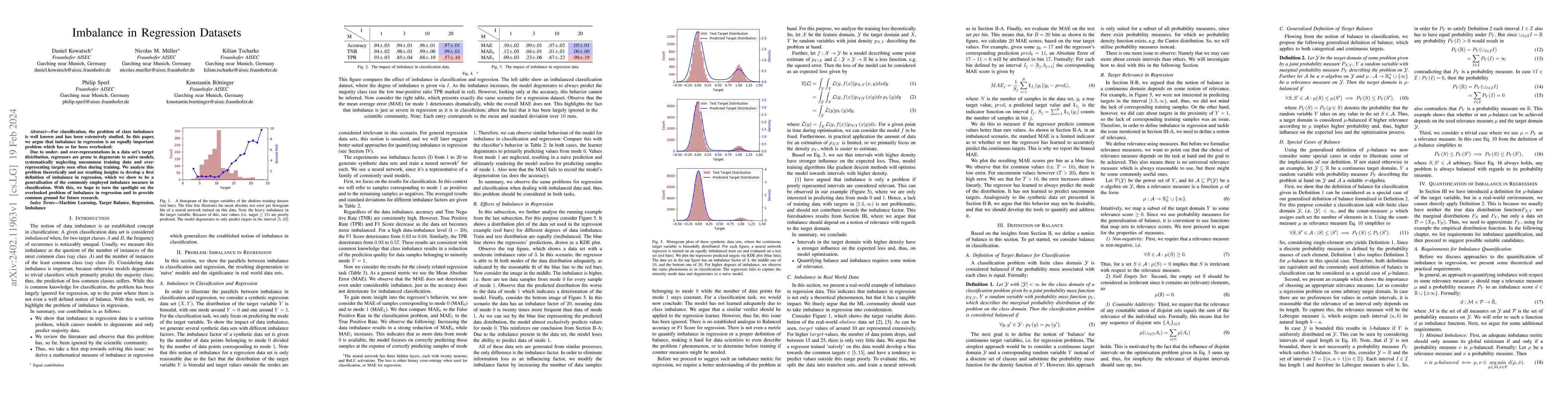 Thumbnail for Imbalance in Regression Datasets