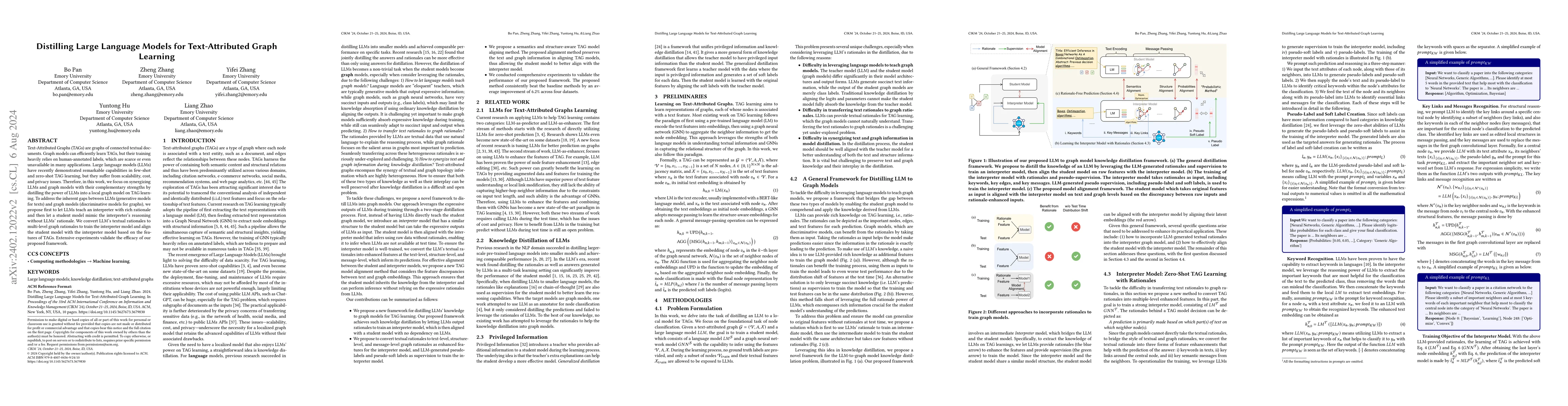 Thumbnail for Distilling Large Language Models for Text-Attributed Graph Learning