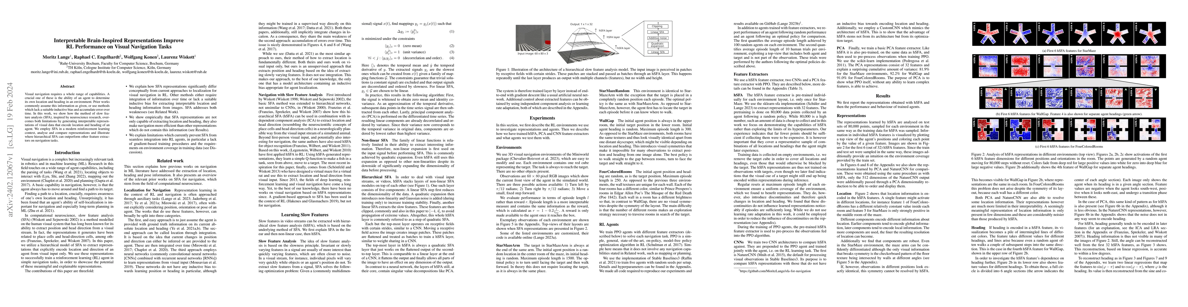 Thumbnail for Interpretable Brain-Inspired Representations Improve RL Performance on
  Visual Navigation Tasks