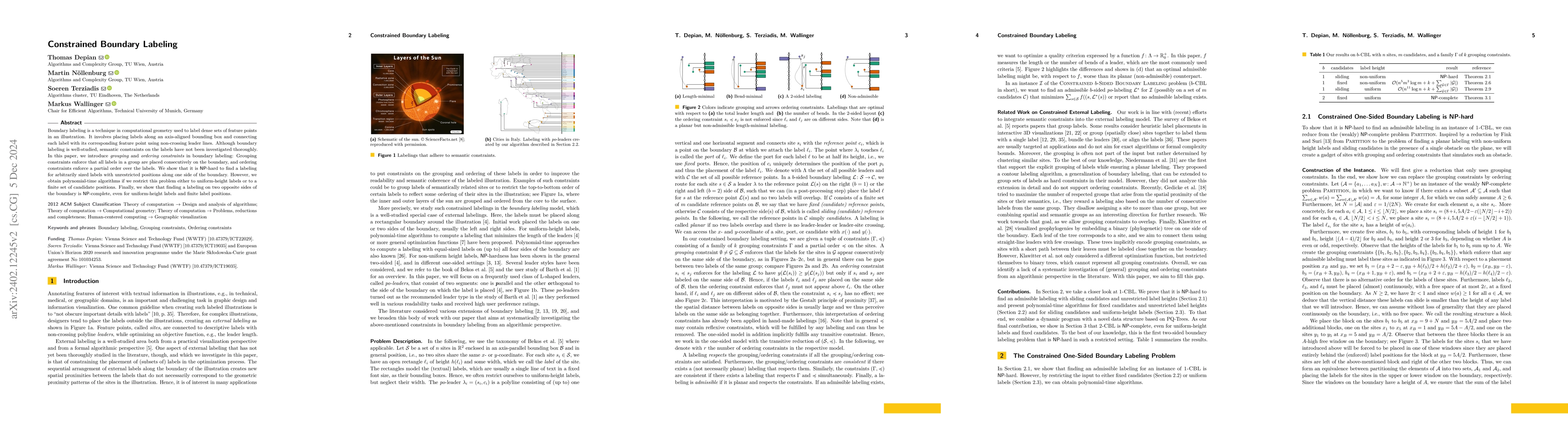 Thumbnail for Constrained Boundary Labeling