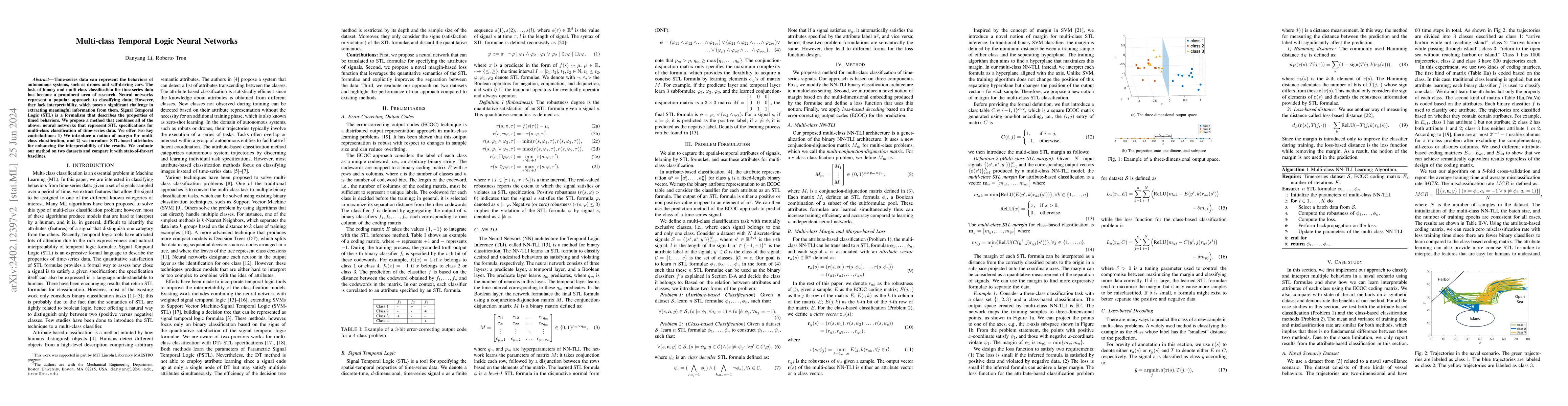Thumbnail for Multi-class Temporal Logic Neural Networks