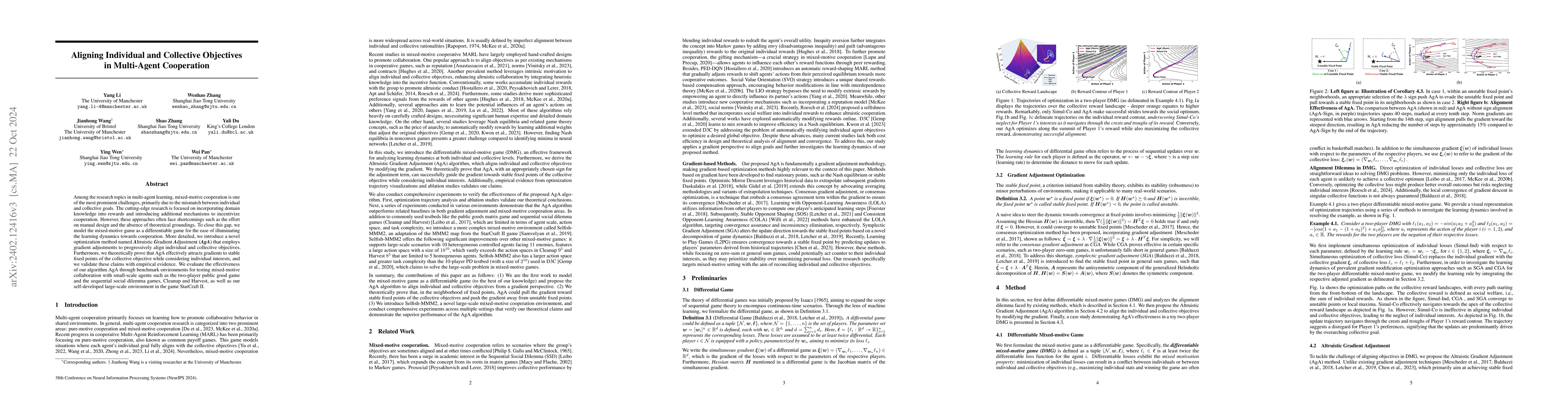 Thumbnail for Aligning Individual and Collective Objectives in Multi-Agent Cooperation