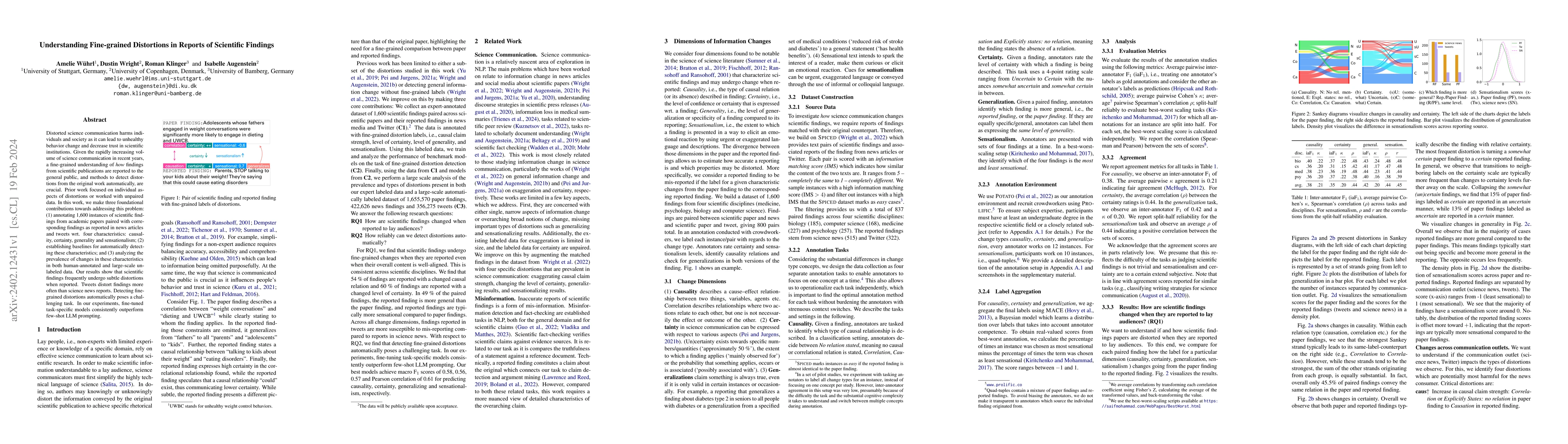 Thumbnail for Understanding Fine-grained Distortions in Reports of Scientific Findings