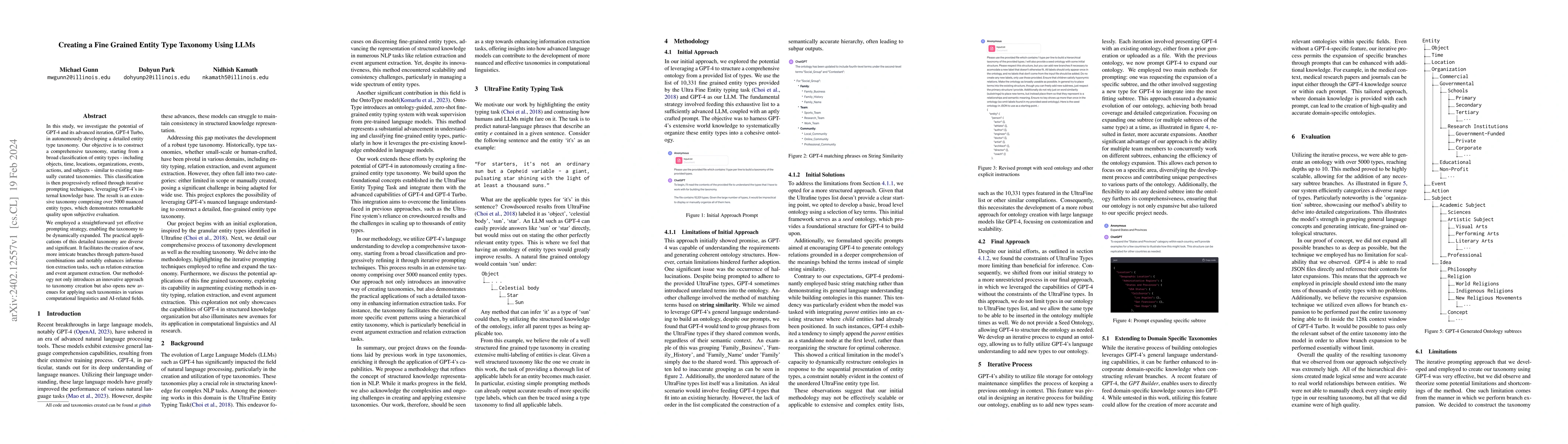 Thumbnail for Creating a Fine Grained Entity Type Taxonomy Using LLMs
