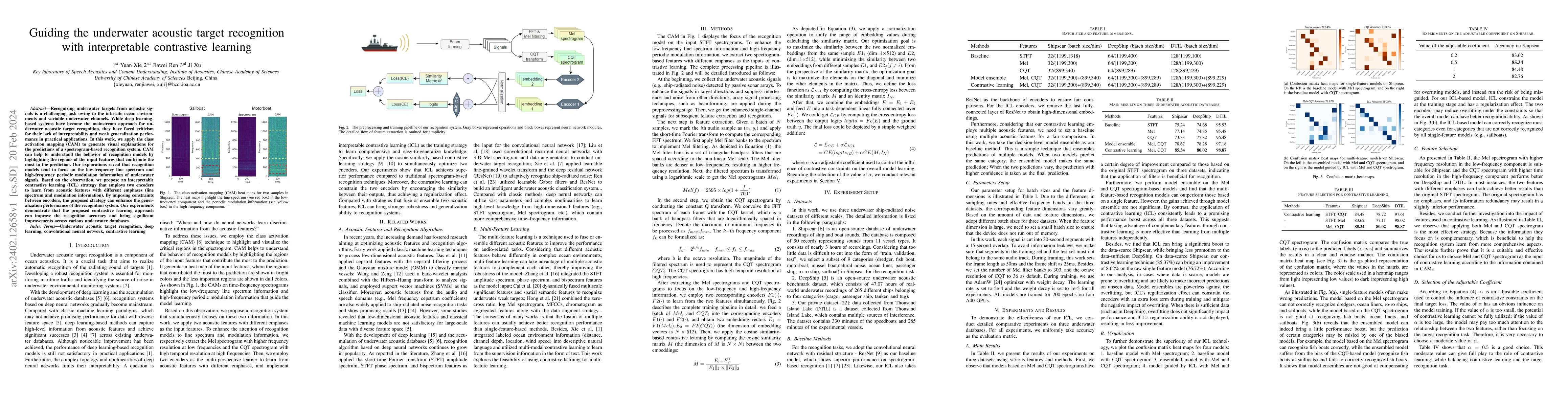 Thumbnail for Guiding the underwater acoustic target recognition with interpretable
  contrastive learning