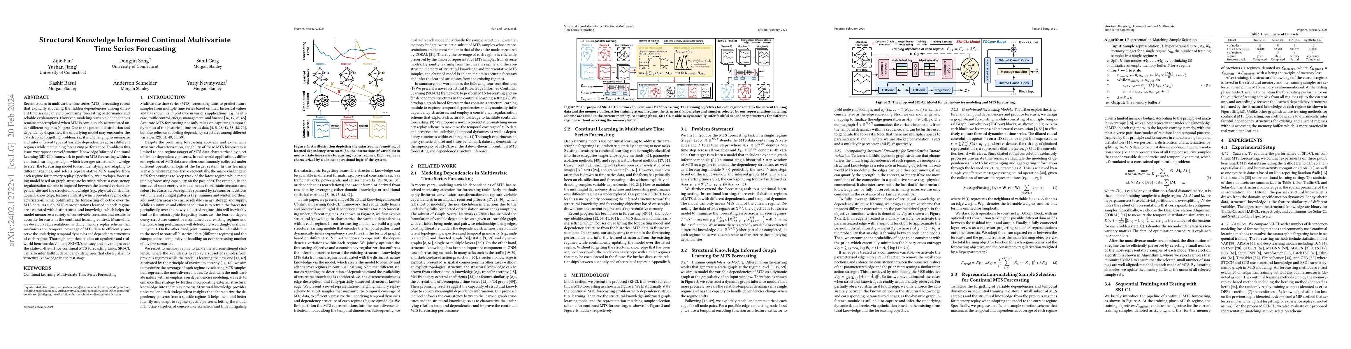 Thumbnail for Structural Knowledge Informed Continual Multivariate Time Series
  Forecasting