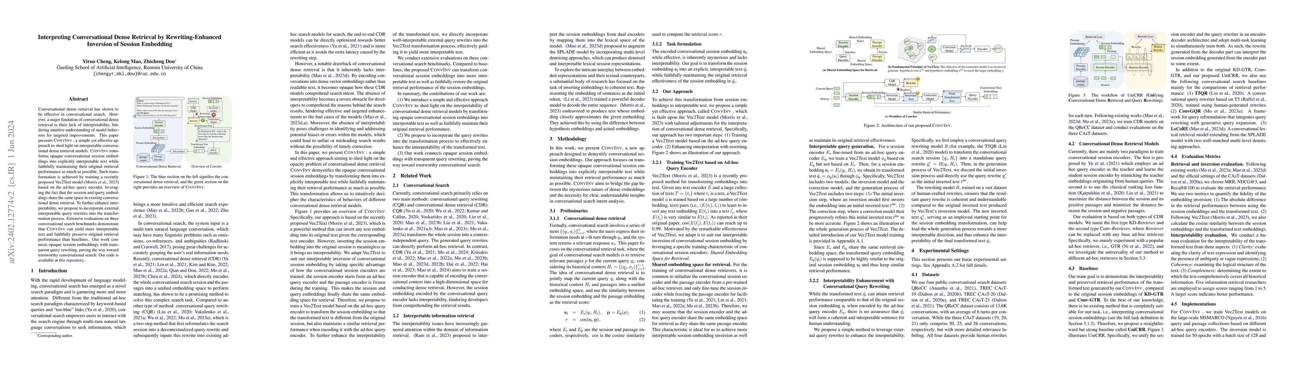 Thumbnail for Interpreting Conversational Dense Retrieval by Rewriting-Enhanced
  Inversion of Session Embedding