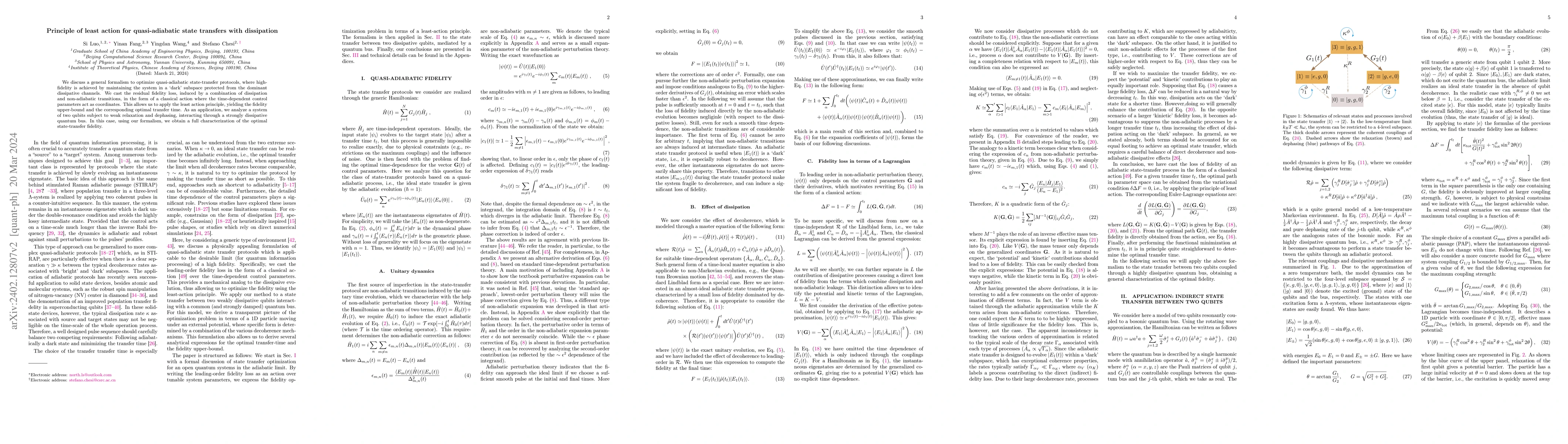 Thumbnail for Principle of least action for quasi-adiabatic state transfers with
  dissipation