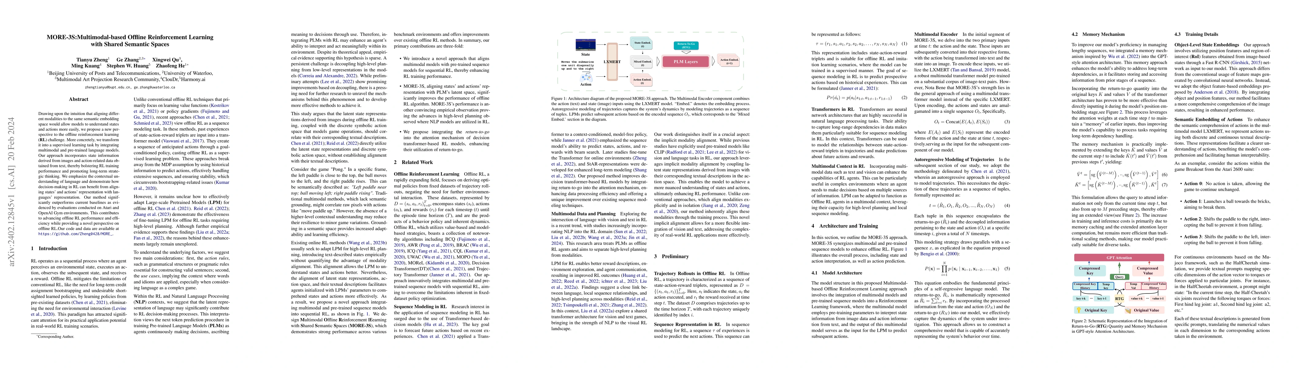 Thumbnail for MORE-3S:Multimodal-based Offline Reinforcement Learning with Shared
  Semantic Spaces