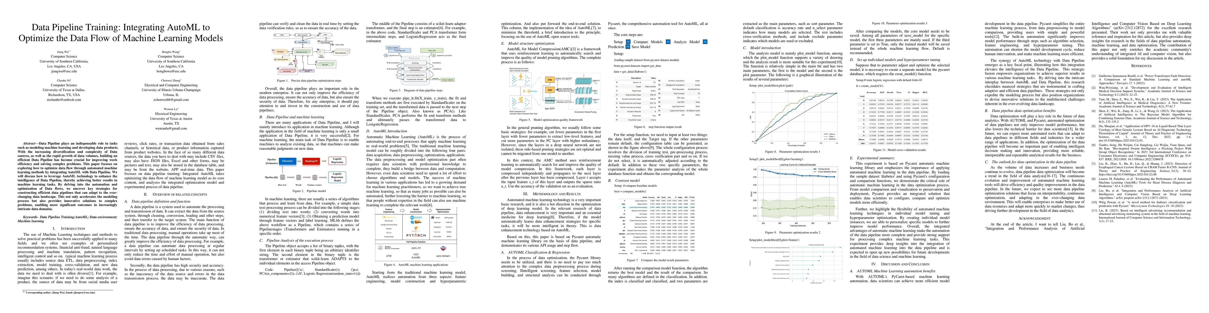 Thumbnail for Data Pipeline Training: Integrating AutoML to Optimize the Data Flow of
  Machine Learning Models