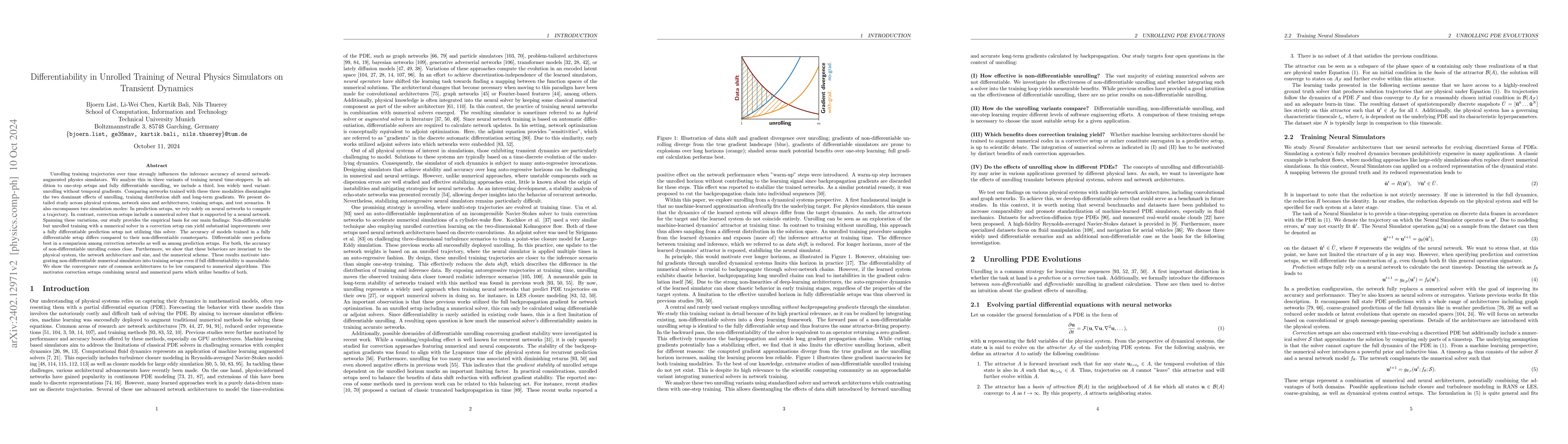 Thumbnail for How Temporal Unrolling Supports Neural Physics Simulators