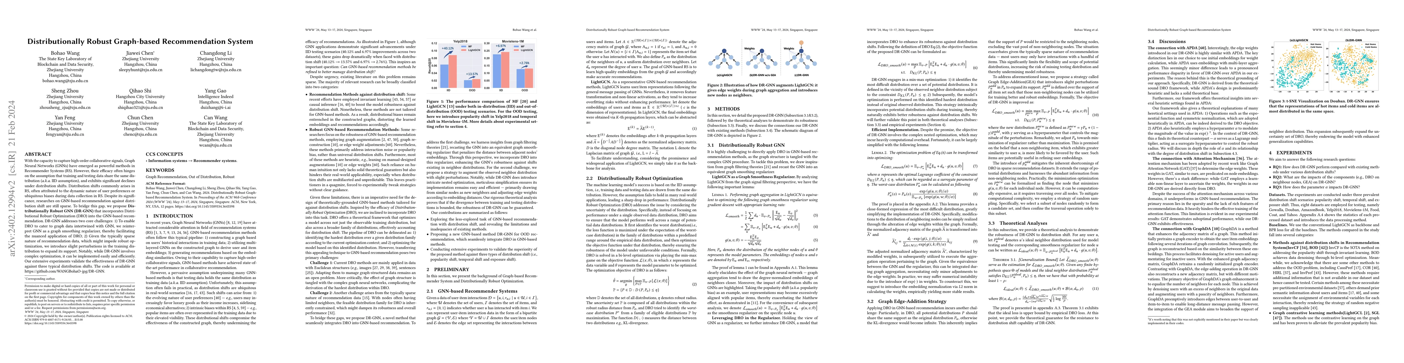 Thumbnail for Distributionally Robust Graph-based Recommendation System