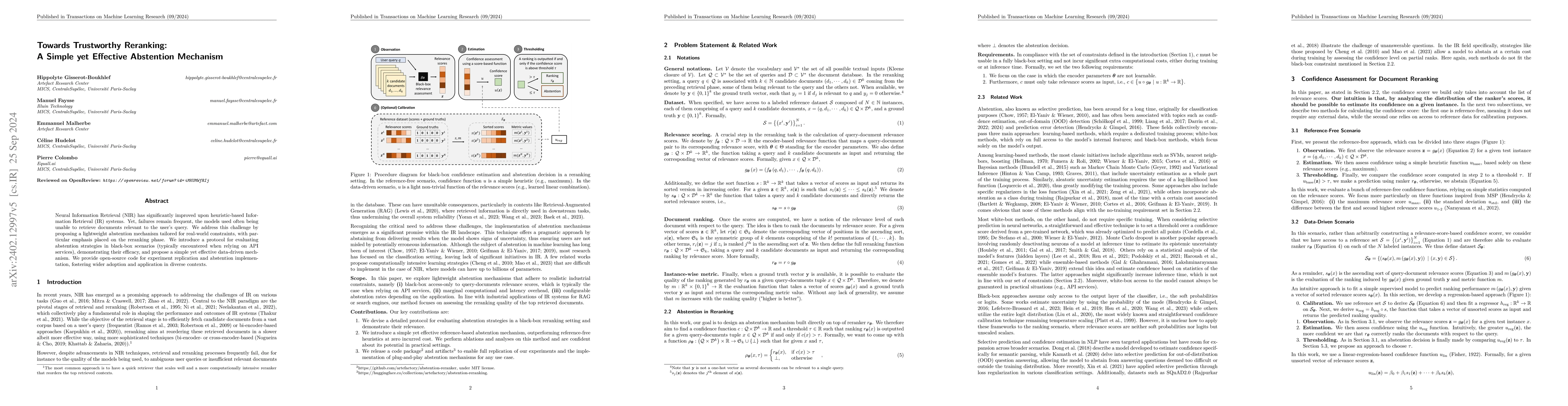 Thumbnail for Towards Trustworthy Reranking: A Simple yet Effective Abstention
  Mechanism