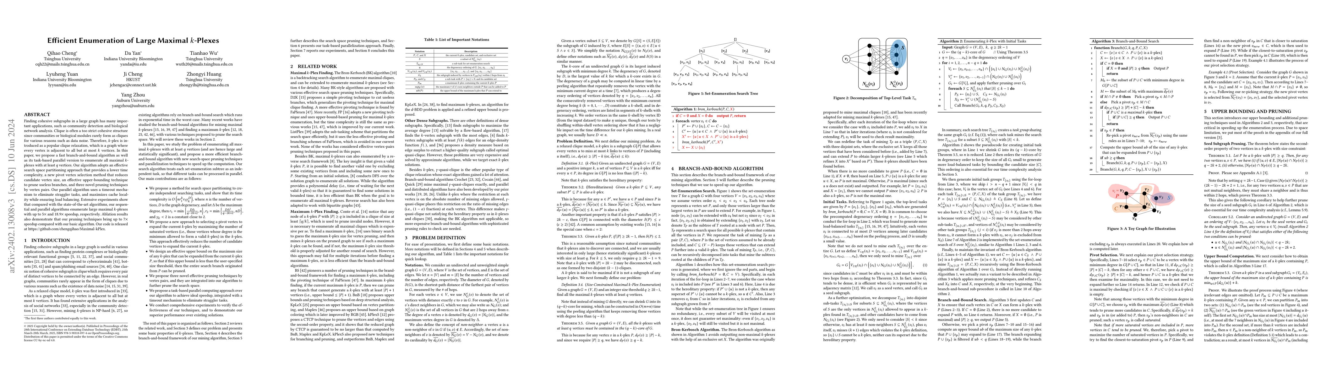 Thumbnail for Efficient Enumeration of Large Maximal k-Plexes