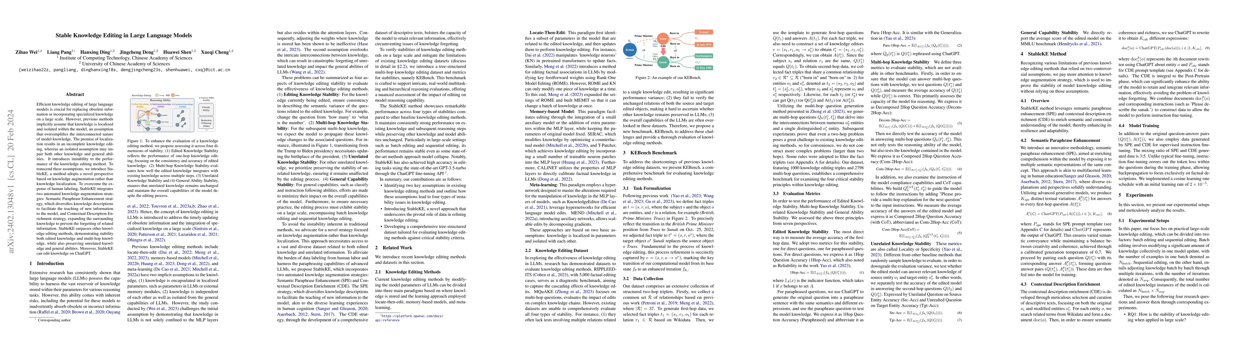 Thumbnail for Stable Knowledge Editing in Large Language Models