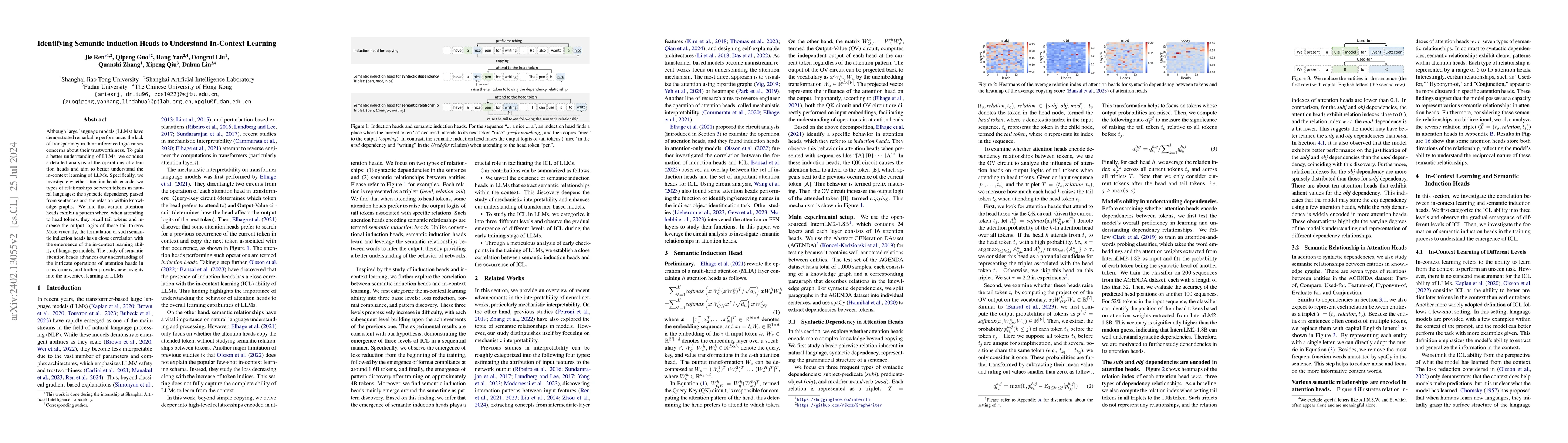 Thumbnail for Identifying Semantic Induction Heads to Understand In-Context Learning