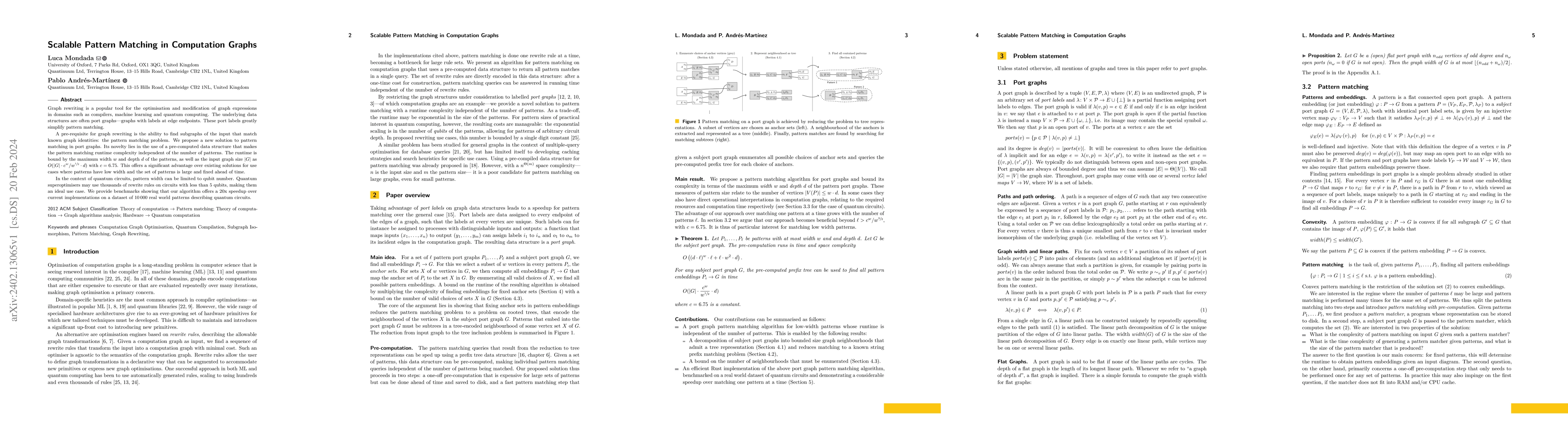 Thumbnail for Scalable Pattern Matching in Computation Graphs