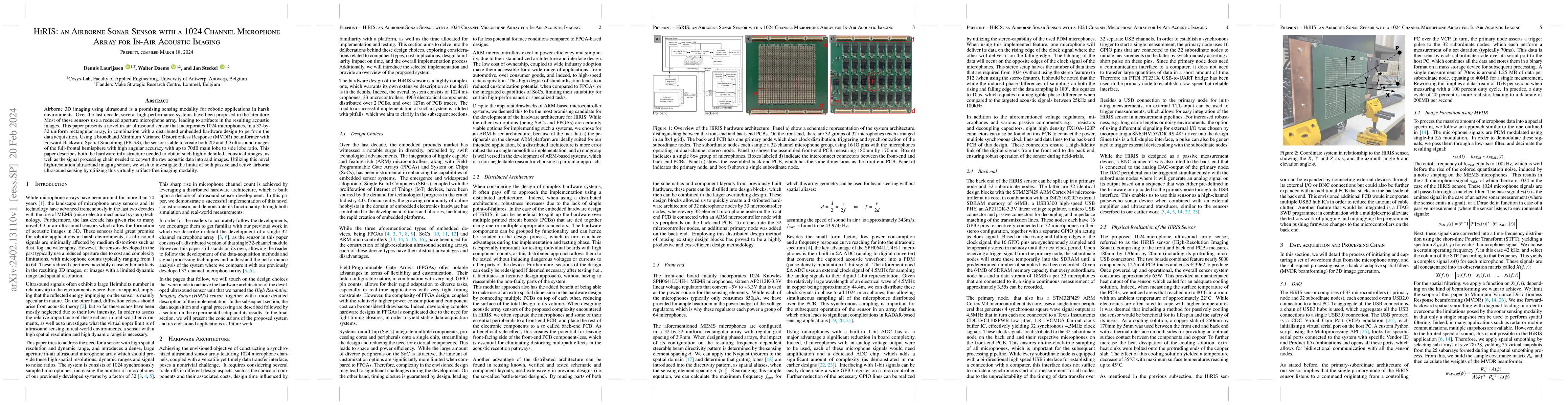 Thumbnail for HiRIS: an Airborne Sonar Sensor with a 1024 Channel Microphone Array for
  In-Air Acoustic Imaging
