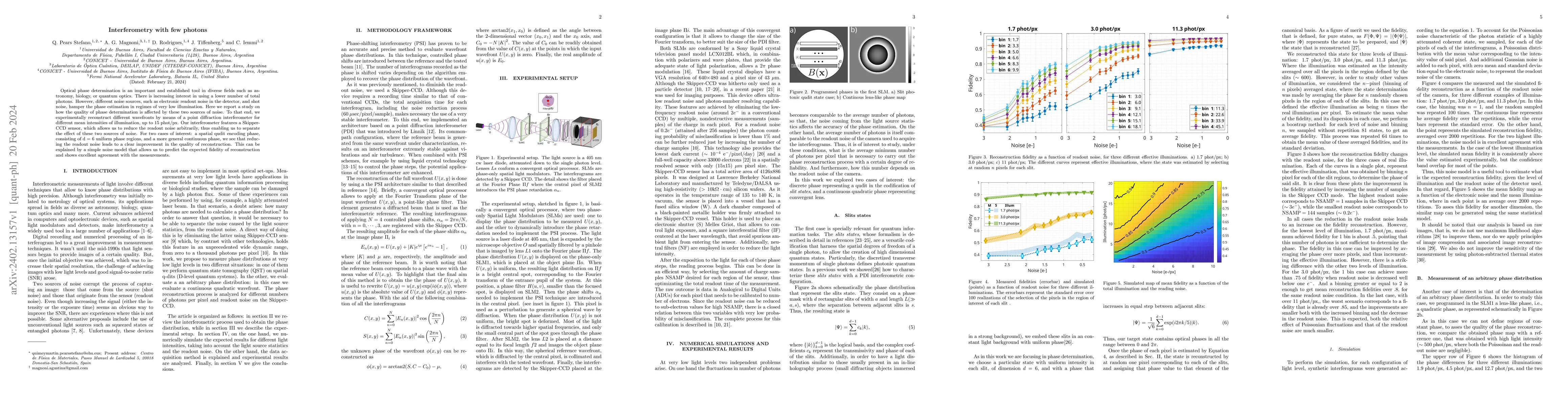 Thumbnail for Interferometry with few photons