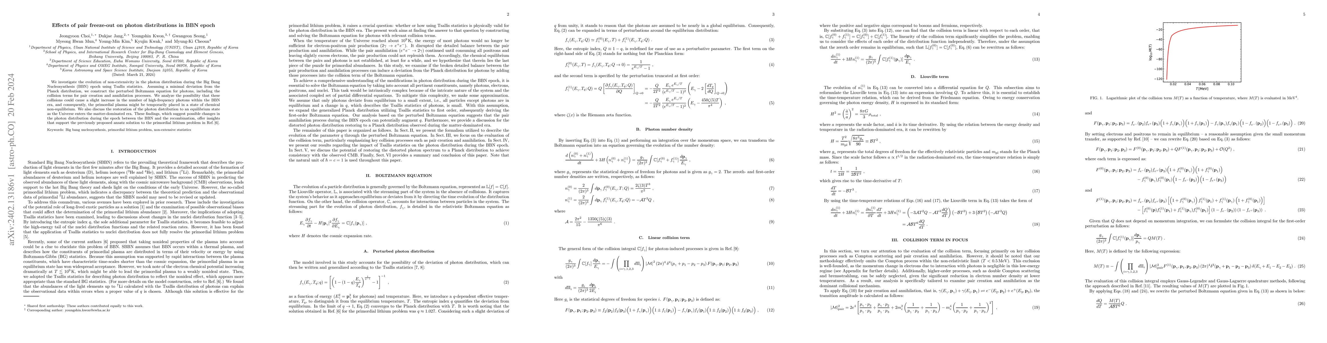 Thumbnail for Effects of pair freeze-out on photon distributions in BBN epoch