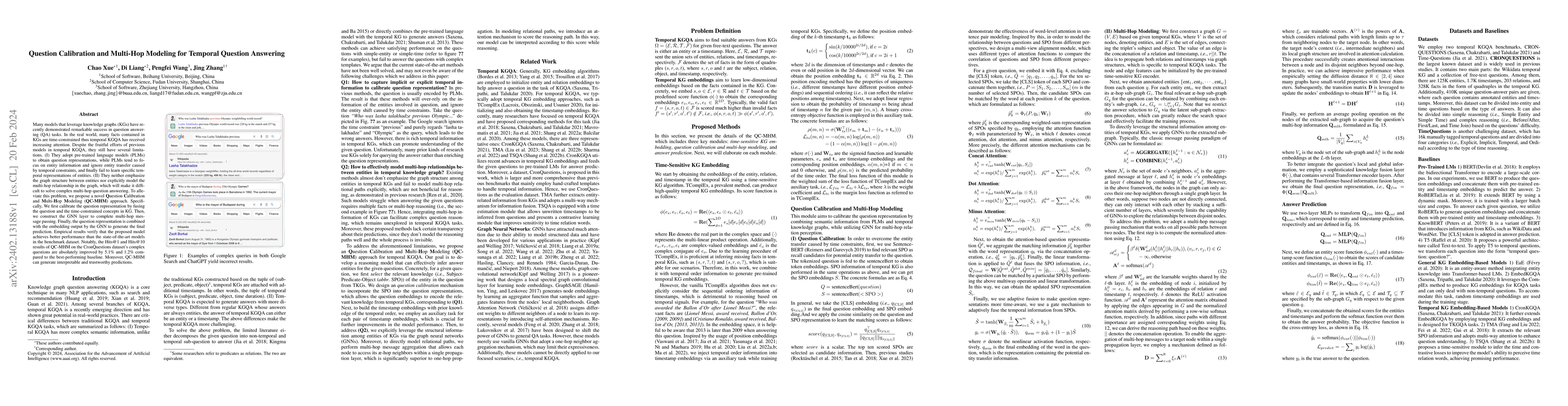 Thumbnail for Question Calibration and Multi-Hop Modeling for Temporal Question
  Answering
