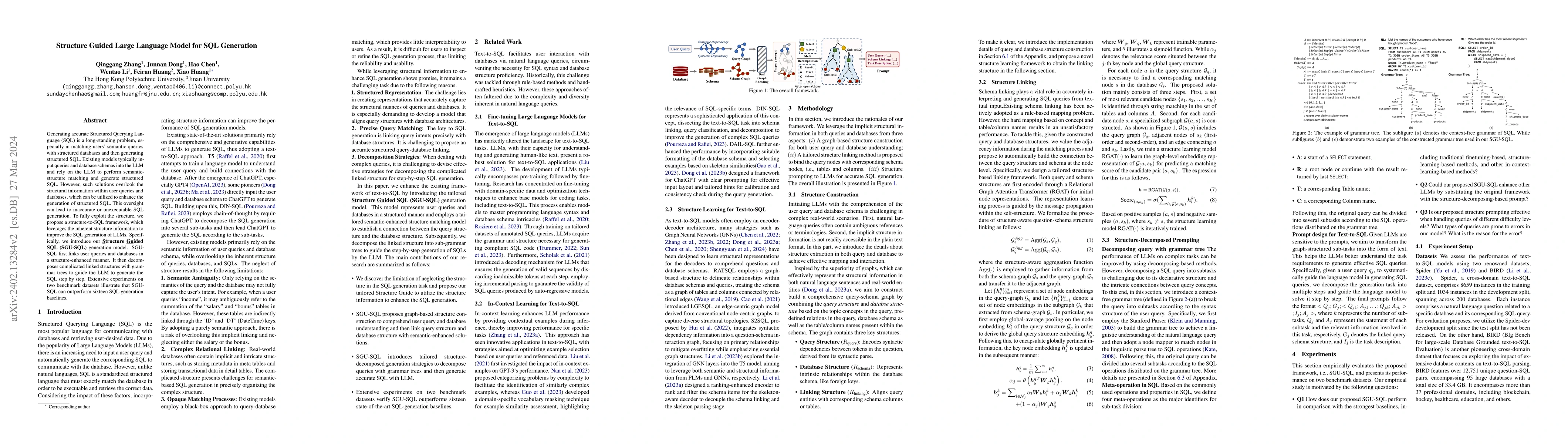 Thumbnail for Structure Guided Large Language Model for SQL Generation