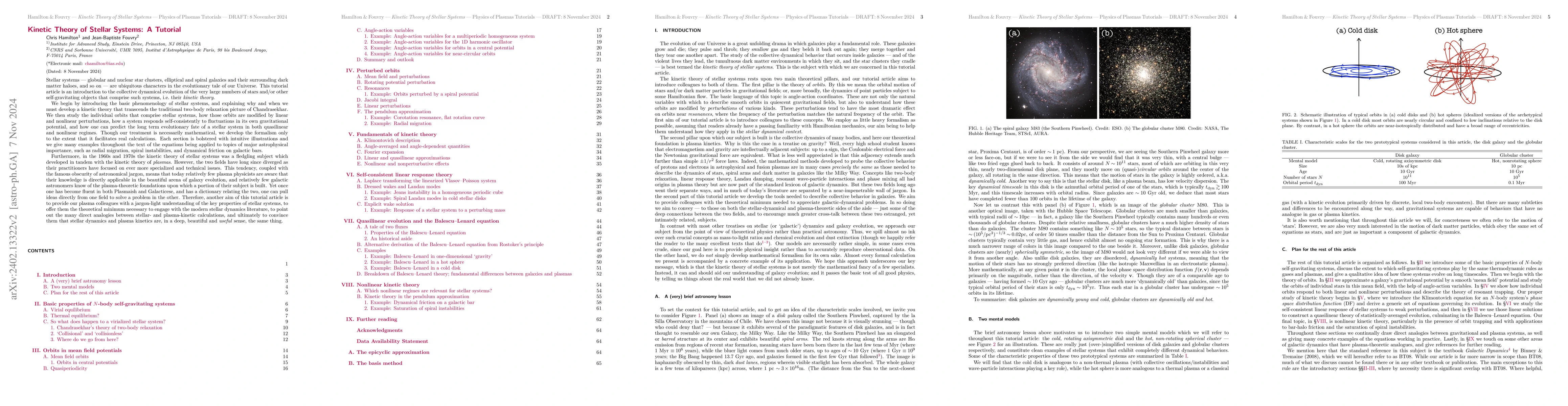 Thumbnail for Kinetic Theory of Stellar Systems: A Tutorial