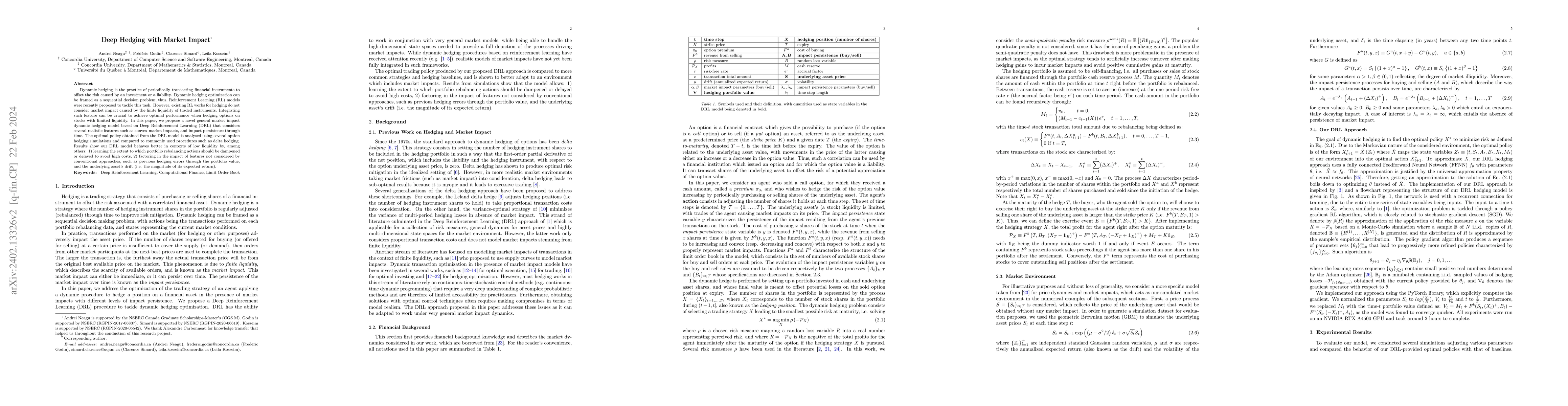 Thumbnail for Deep Hedging with Market Impact