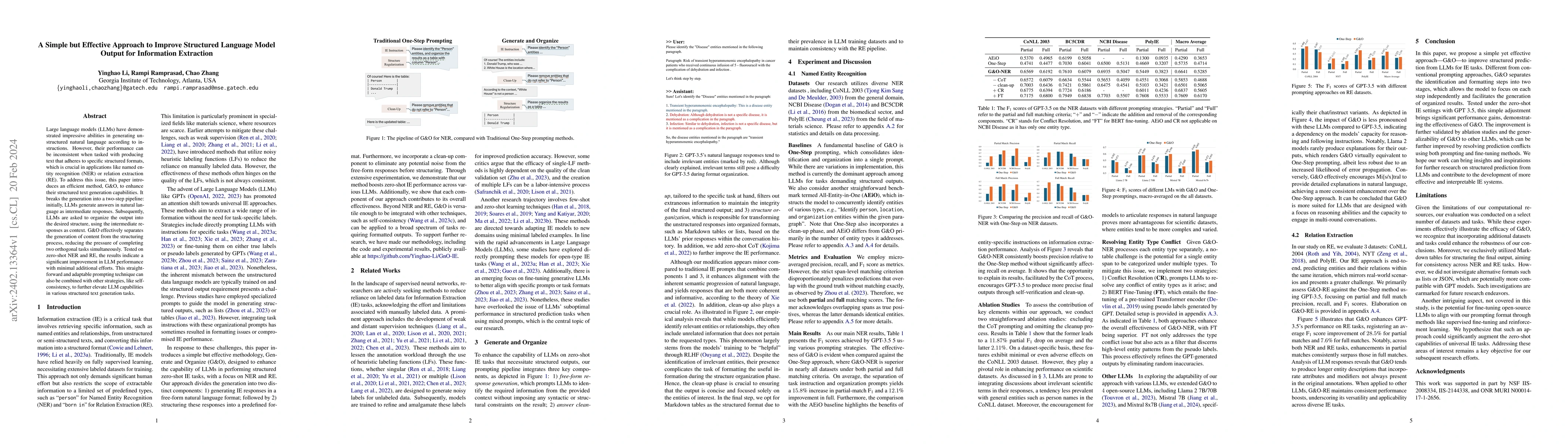 Thumbnail for A Simple but Effective Approach to Improve Structured Language Model
  Output for Information Extraction