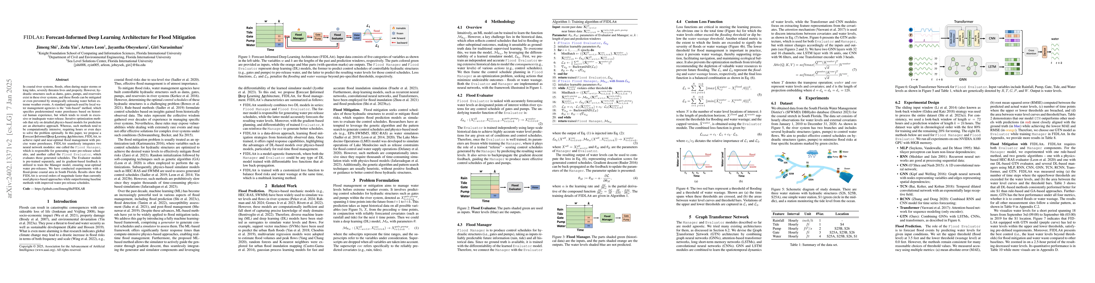 Thumbnail for FIDLAR: Forecast-Informed Deep Learning Architecture for Flood
  Mitigation