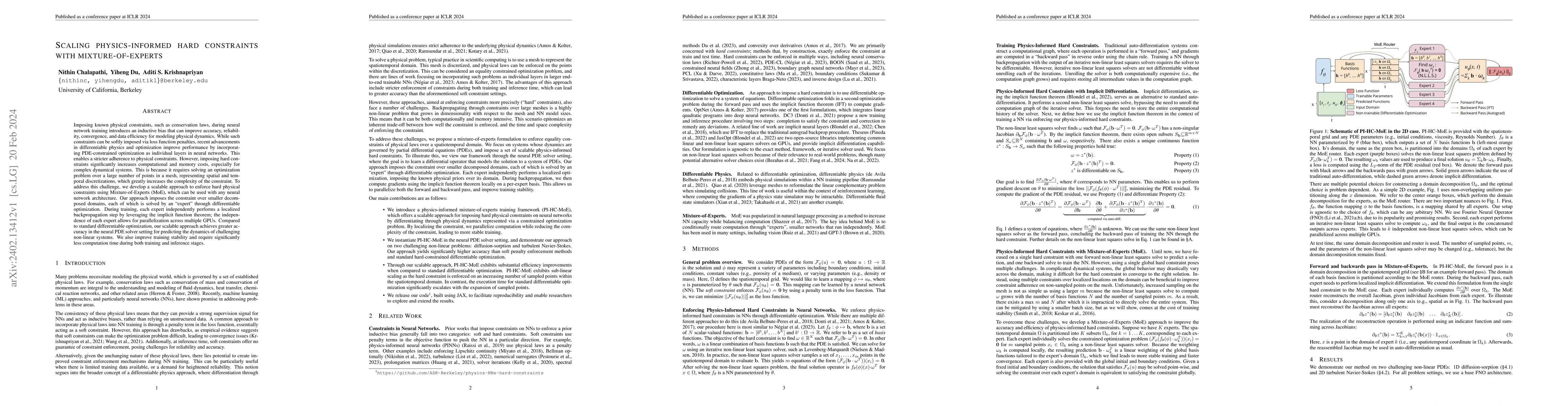 Thumbnail for Scaling physics-informed hard constraints with mixture-of-experts