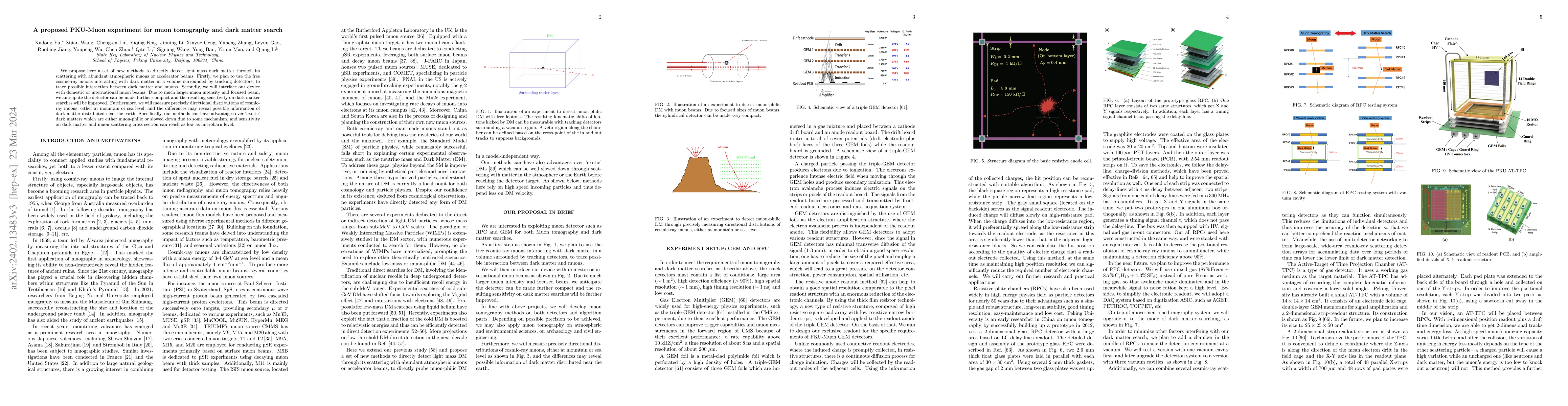 Thumbnail for A proposed PKU-Muon experiment for muon tomography and dark matter
  search