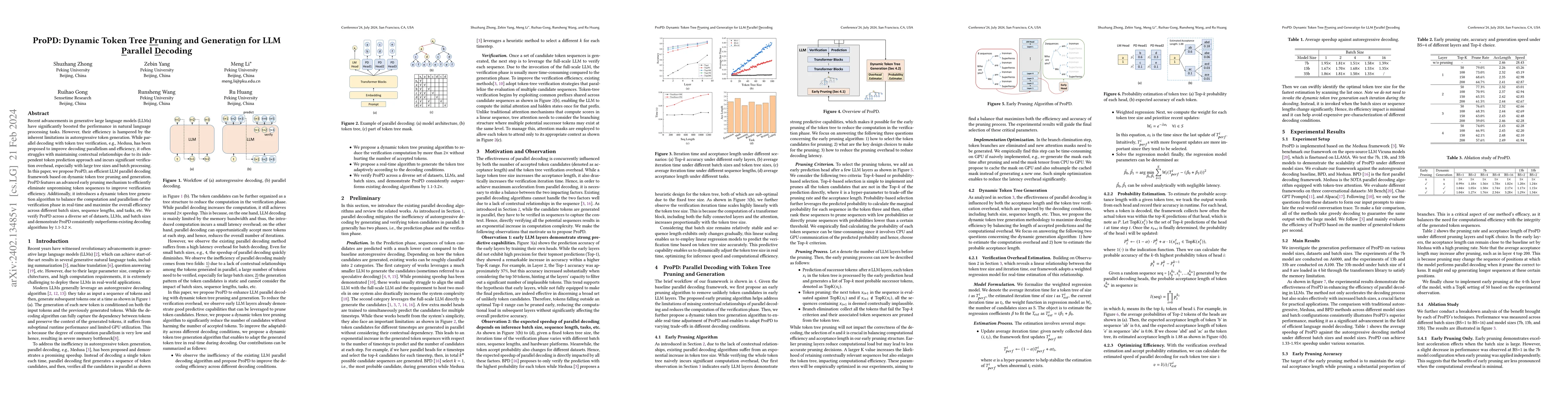 Thumbnail for ProPD: Dynamic Token Tree Pruning and Generation for LLM Parallel
  Decoding