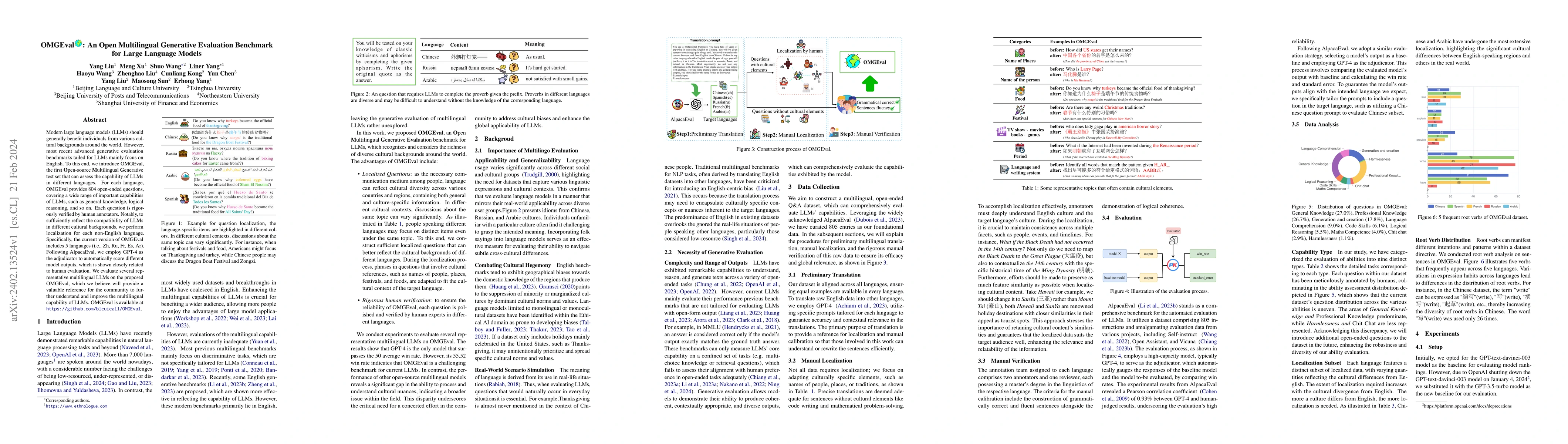 Thumbnail for OMGEval: An Open Multilingual Generative Evaluation Benchmark for Large
  Language Models