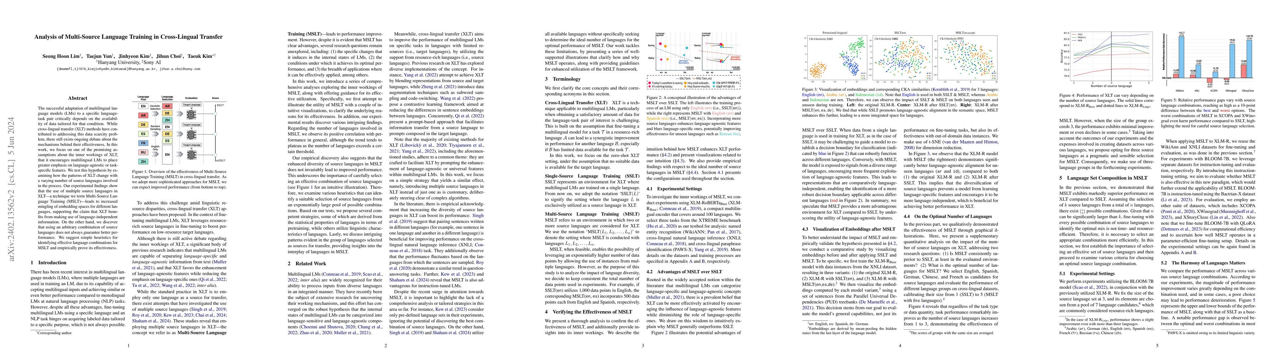 Thumbnail for Analysis of Multi-Source Language Training in Cross-Lingual Transfer