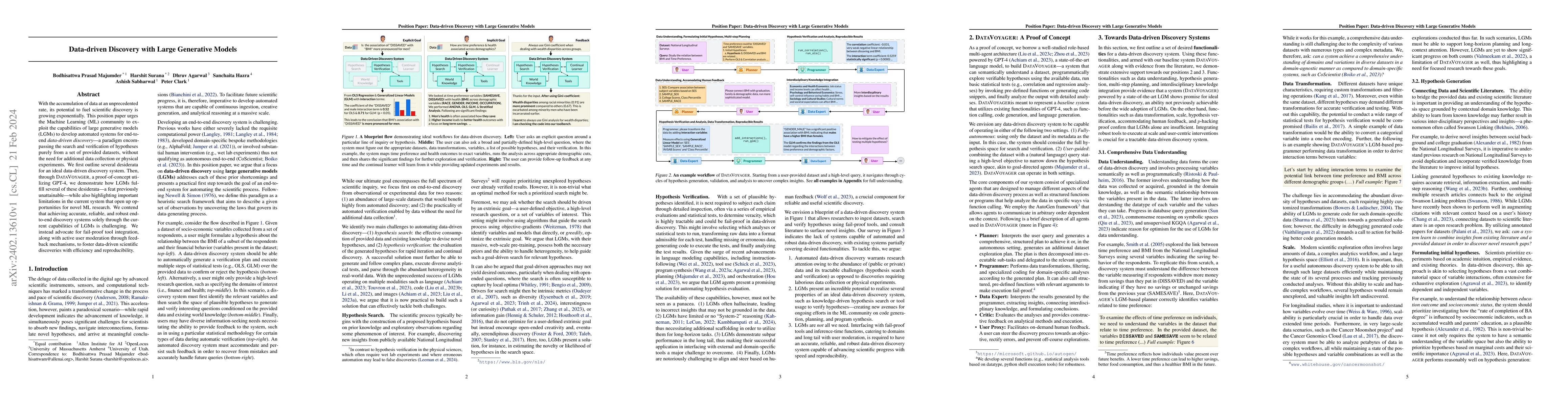 Thumbnail for Data-driven Discovery with Large Generative Models