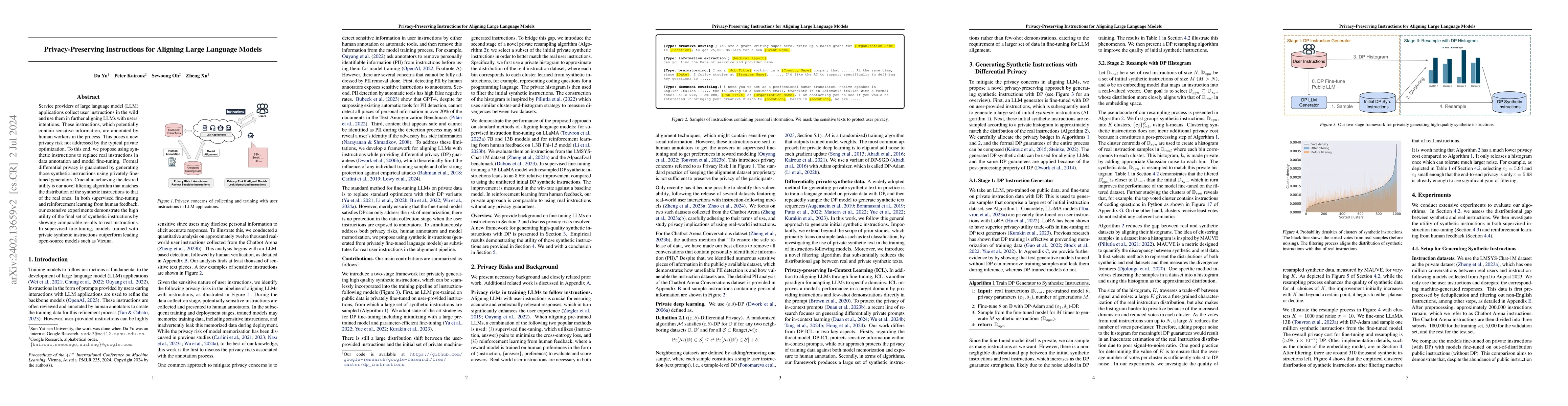 Thumbnail for Privacy-Preserving Instructions for Aligning Large Language Models