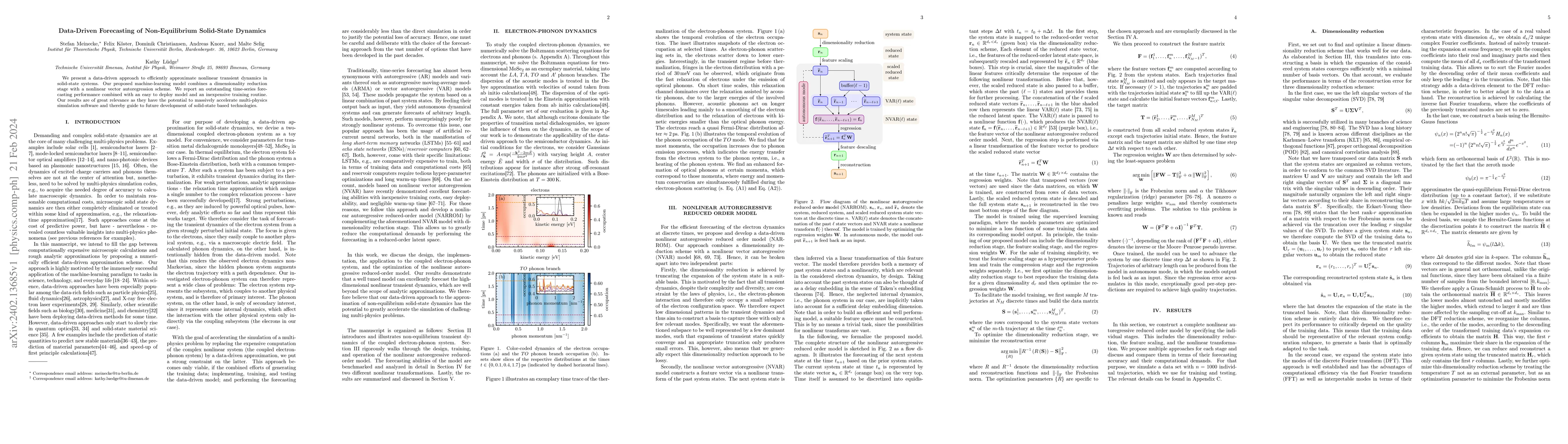 Thumbnail for Data-Driven Forecasting of Non-Equilibrium Solid-State Dynamics