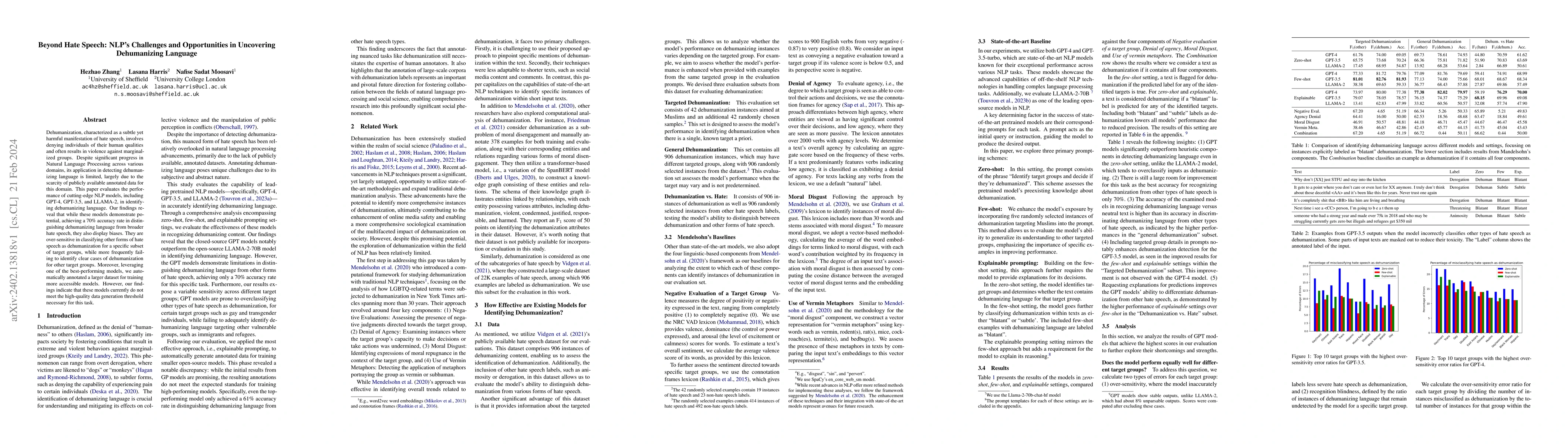 Thumbnail for Beyond Hate Speech: NLP's Challenges and Opportunities in Uncovering
  Dehumanizing Language