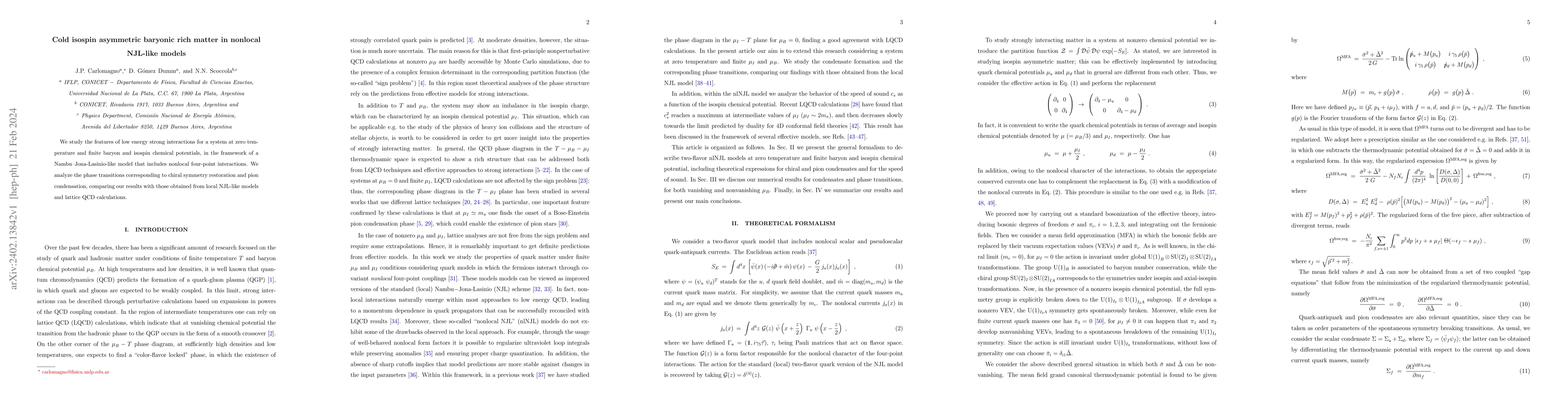Thumbnail for Cold isospin asymmetric baryonic rich matter in nonlocal NJL-like models